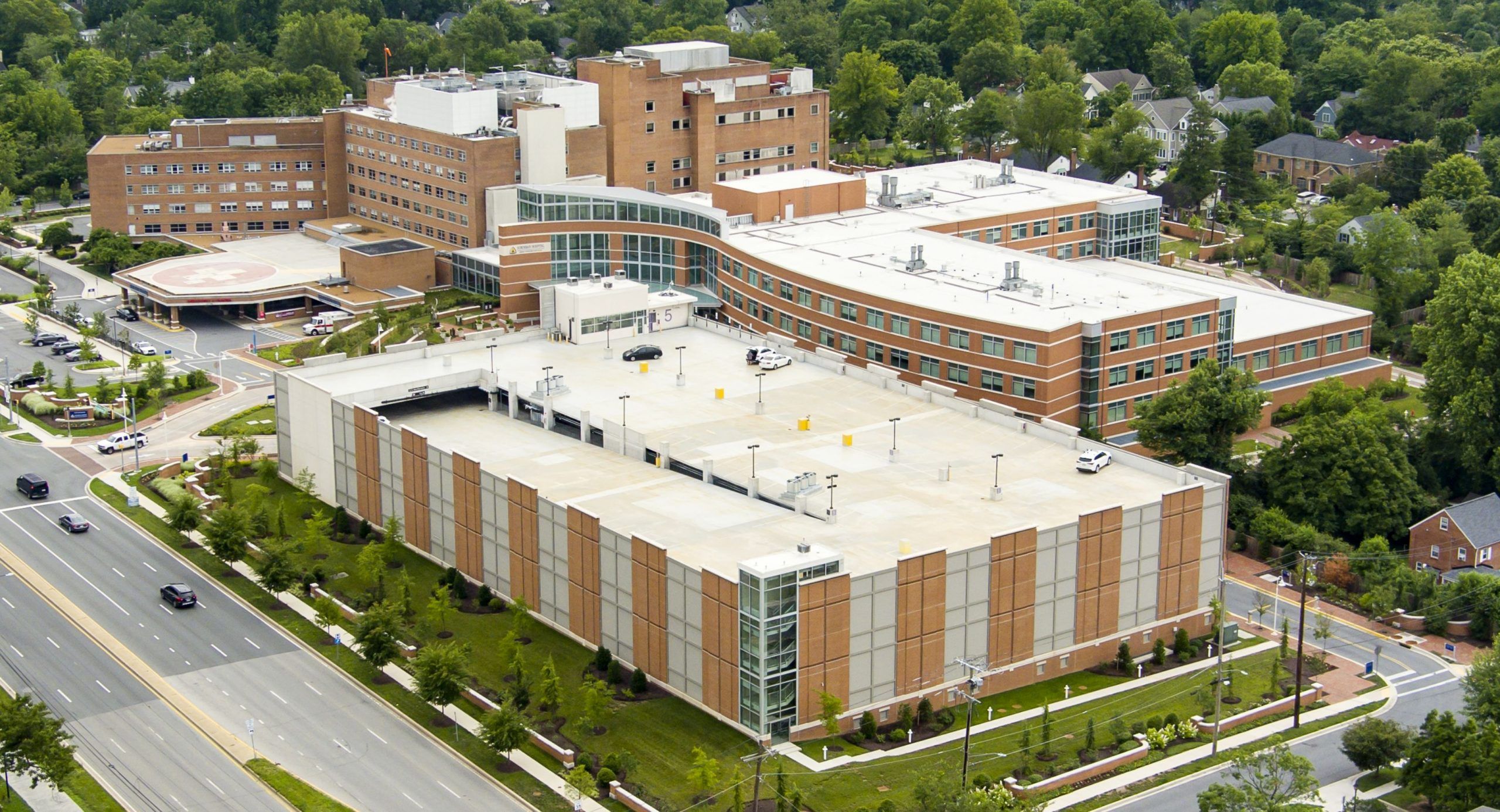 Suburban Hospital Phase 1 Parking Garage Miller Long Co Inc 